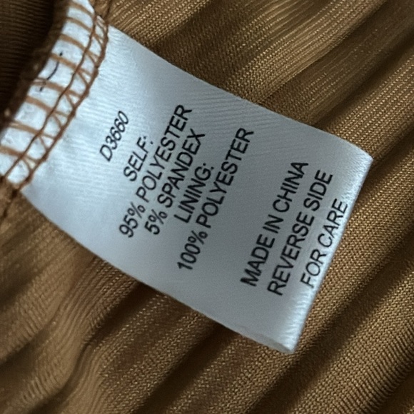 ALEXIA ADMOR Veronica Gold Pleated Velvet Midi Dress‎ size S Wedding Party Event - Picture 9 of 11